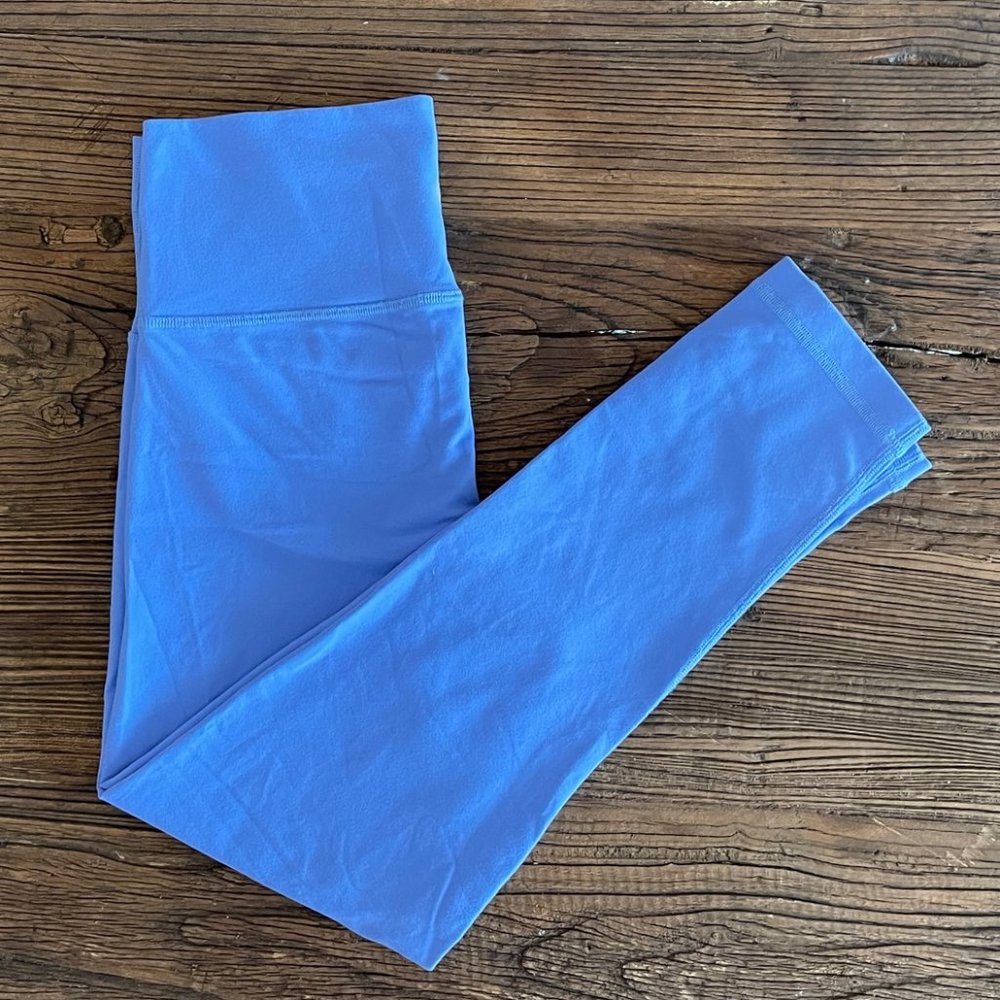Lululemon leggings. Size 8. Periwinkle